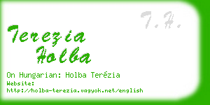 terezia holba business card