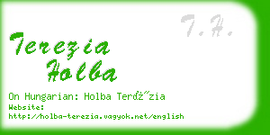 terezia holba business card